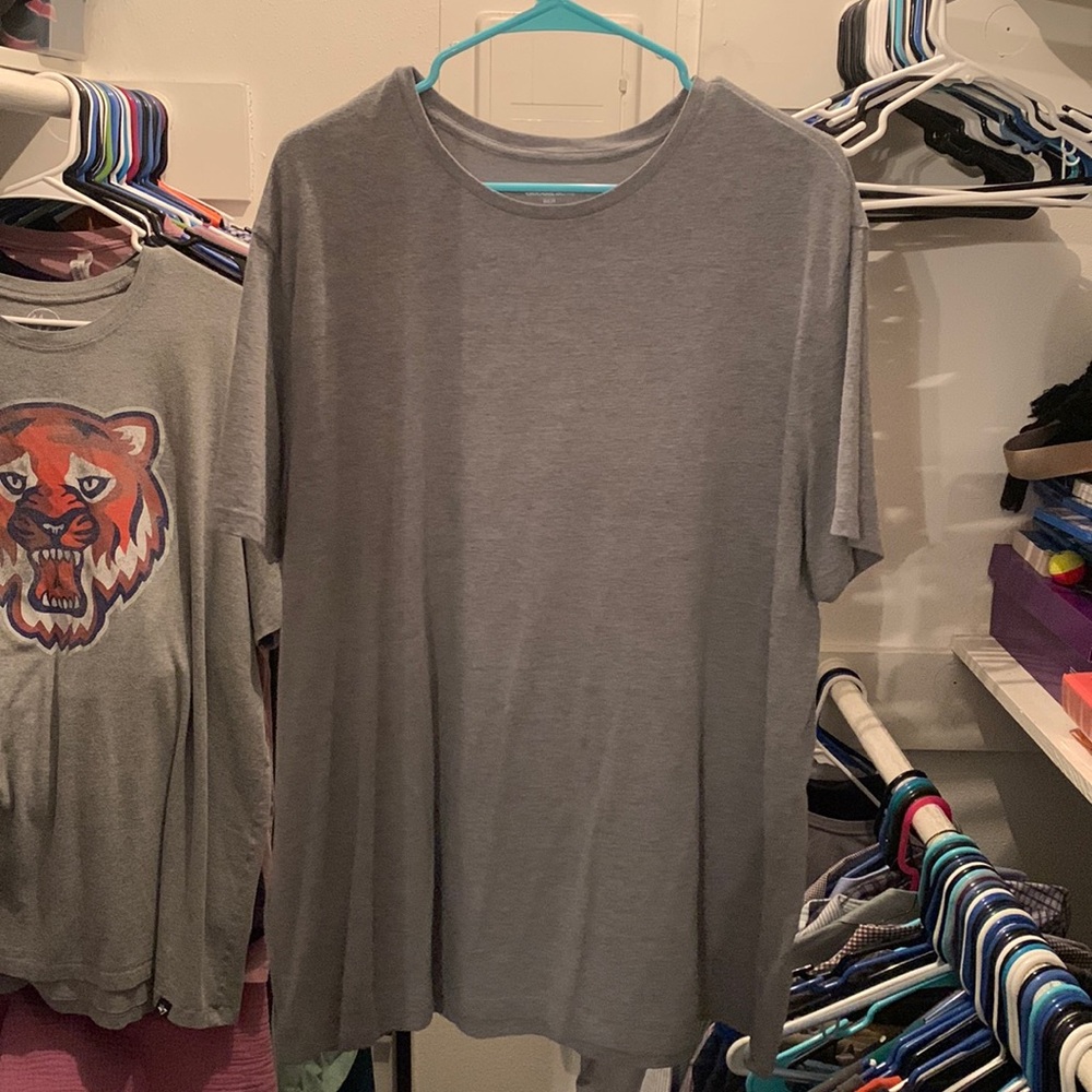 Plain Grey Tee - XXL